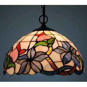   Shell Material Pendant Light Wiht Floral Pattern: Home Improvement