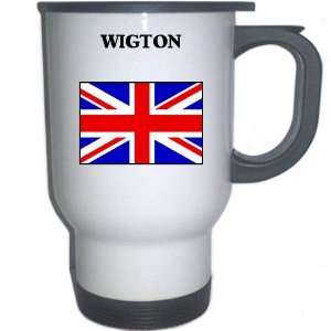 UK/England   WIGTON White Stainless Steel Mug 