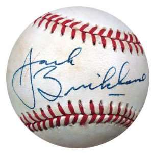  Jack Brickhouse Autographed NL Baseball PSA/DNA #K86137 