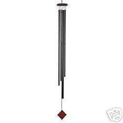 Woodstock CHIMES OF SATURN Tuned Wind Chimes Black 47  