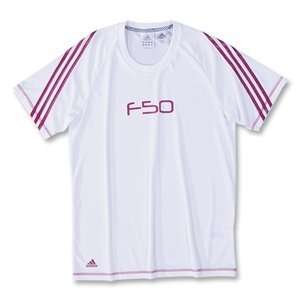 adidas F50 Style Soccer T Shirt (White)