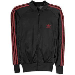 adidas Mens Superstar Jacket ( sz. XXL, Black/Red 