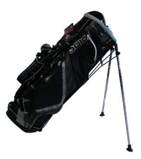 New OGIO VELOCITY Hybrid Carry/Stand Golf Bag Lightweight Black/Greay 