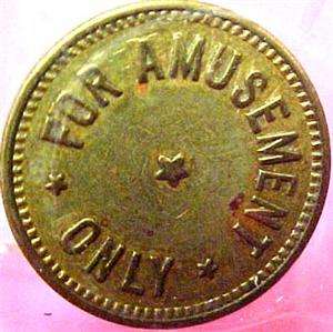 AMUSEMENT CO WOODBURN,ORE. TOKEN 7545C  