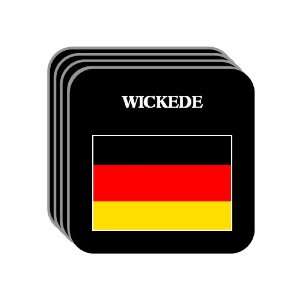  Germany   WICKEDE Set of 4 Mini Mousepad Coasters 