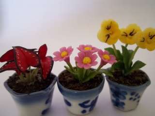 Pcs Dollhouse Miniatures Garden Supply Handmade Clay Flower 