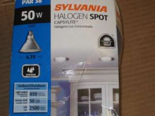 50 Watt Par 38 Halogen Spot Capsylite Bulb 4.75 NEW  