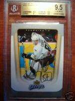 2005 06 UD MVP # 393 SIDNEY CROSBY RC CARD BGS 9.5  