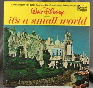 33 LP & Book Walt Disney 3925 Its A Small World  