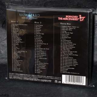   Resident Evil Soundtrack 1st Ed Japan Game Music 3 CD NEW  