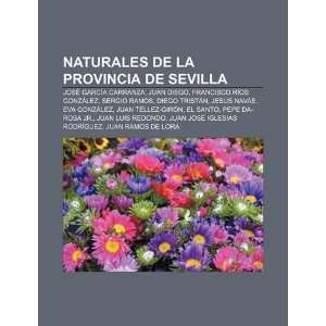  Naturales de la provincia de Sevilla José García Carranza 