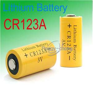 2x CR123A Lithium battery Batteries 3V Camera DC  