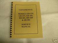 Continental 4 Cylinder Diesel Engine Service Manual  
