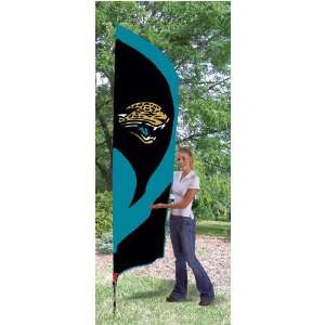  Jacksonville Jaguars NFL Tall Team Flag W/Pole: Sports 