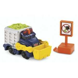   GeoTrax Lighted Vehicle Sparkle n Clean Garbage Truck Toys & Games