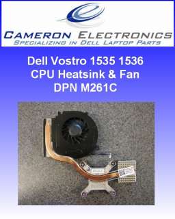 Dell Studio 1535 1536 CPU Heatsink & Fan Assembly M261C  