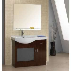 DreamLine Ceramic Bathroom Vanity DLVRB125WN DC. W 38 1/4 x H 33 1/2 