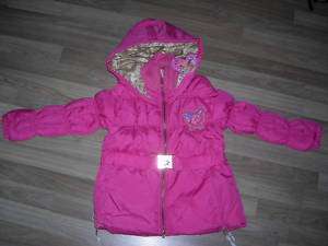 New~Winx Club Pink Girls Winter Coat.Jacket~Sz122 152cm  
