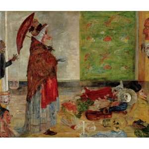  Hand Made Oil Reproduction   James Ensor   24 x 20 inches 