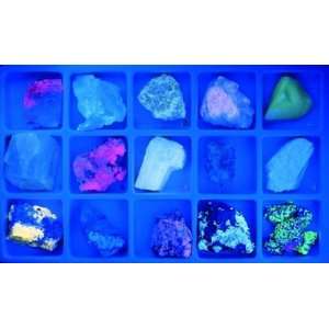   Fluorescent Minerals Rock Collection Short/Long Wave 