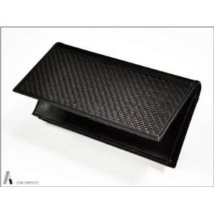  Aeon Composite Carbon Fiber Long Leather Wallet Pouch 