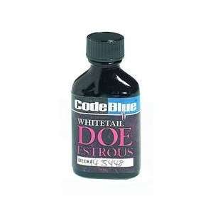  Code Blue Whitetail Doe Estrous Urine, 1 oz.: Sports 