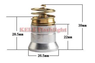 3W CREE Green Light LED Bulb For 501A/B/C/D Flashlight  