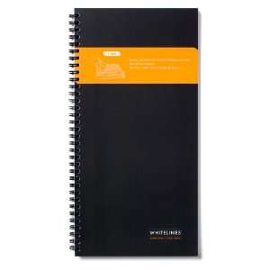  Whitelines Wire Slim Notebook, Lined, Black (WL90 WBSlimL 