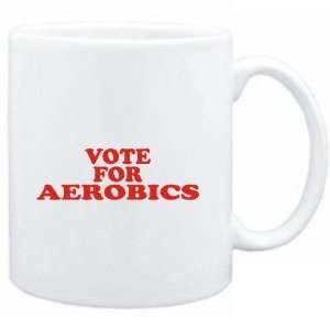  Mug White  VOTE FOR Aerobics  Sports