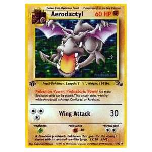  Pokemon   Aerodactyl (1)   Fossil   Holofoil Toys & Games