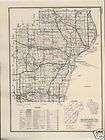 Vintage 1953 Manitowoc County Wisconsin Map