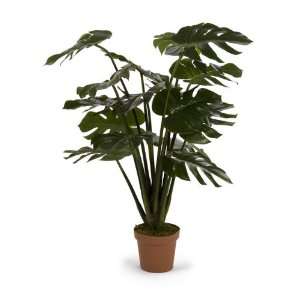 41 Artificial Green Elephant Leaf Potted Plant 