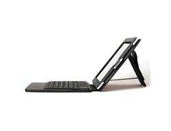 Black GGMM Leather Case+Wireless BT Keyboard for iPad 1  