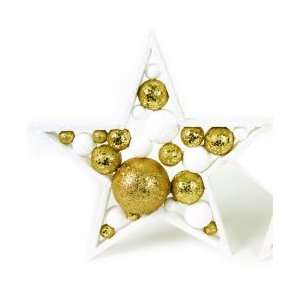 Star Framed Gold/white Christmas Decoration:  Kitchen 