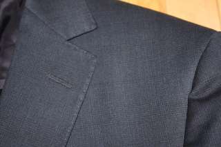 Ermenegildo Zegna Blue Glennplaid Wool Mens Suit 42 R MINTY 2012 