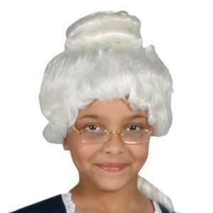   Alan Inc Colonial Lady Wig / Gray   Size One   Size 