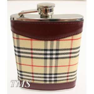   oz Flannel Liquor / Whiskey Hip Flask Great Gift: Kitchen & Dining