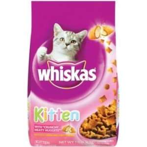  Whiskas Dry Cat Food for Kittens 3lb: Pet Supplies