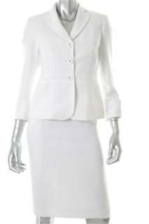Anne Klein Suit NEW Skirt White BHFO Misses 10  