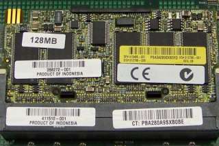 HP 412799 001 Smart Array E200 PCI Express SAS RAID Controller W/ 128 
