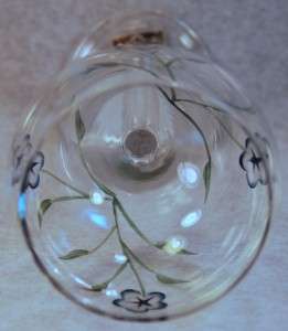 LENOX CRYSTAL FLORAL SPIRIT BALLOON WINE GLASS GOBLET B  