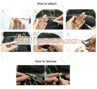 20 Easy Loop Human Hair Extensions 100s #04,0.5g/s  