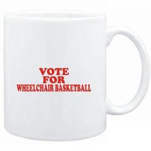   Mug White  VOTE FOR Wheelchair Basketball  Sports