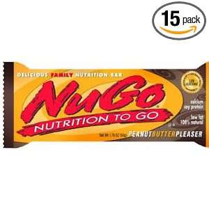 Nugo Nutrition Wheats Fuel Bar Chocolate Peanut Butter, 2.26 Ounce 