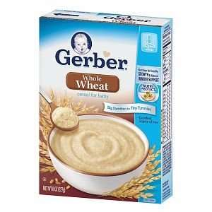  Gerber Whole Wheat Cereal for Baby and Toddler 8 Oz (Pack 