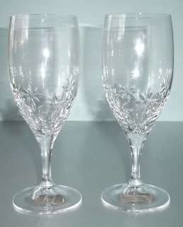 Jasper Conran Wedgwood Paper White Iced Beverage Set of 2 Glasses New 