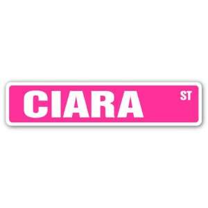  CIARA Street Sign name kids childrens room door bedroom 