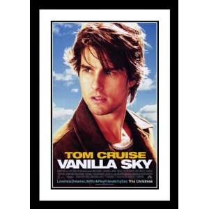 Vanilla Sky Framed and Double Matted 20x26 Movie Poster: Tom Cruise