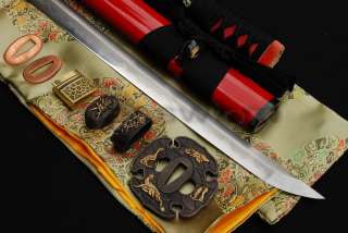 TOP HIGH QUALITY tempered+abrasive sanmai JAPANESE SAMURAI SWORD 
