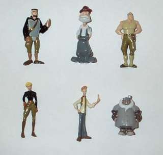 Atlantis 3D Figures Complete Set Panini Disney  
